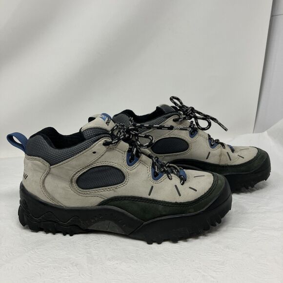 Montrail Hiking Boots EUC Terra-Flex Grey Nubuck & Mesh Lace-up Women’s US 7.5 - Picture 1 of 11